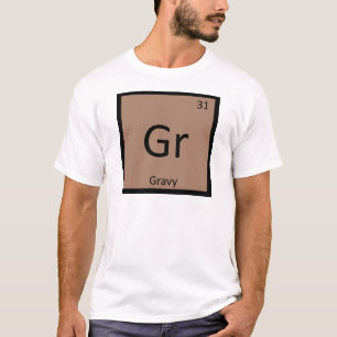 T-shirt Gr - Mesa periódica de química do estado gravitaci