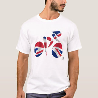 T-shirt Grâ Bretanha - ciclismo do GB