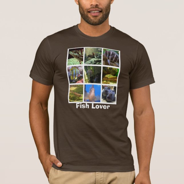 T-shirt Grade de Amante de Peixes (Frente)