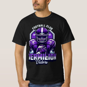 T-shirt gráfica do Clube de Futebol Vermilm