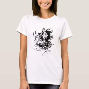 T-shirt Gráfico 7 da safira de estrela
