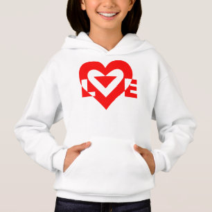 T-shirt Gráfico de Amor legal, Vermelho