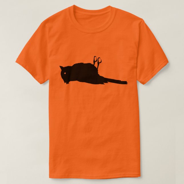 T-shirt Gráfico de Ave Morta Atropelada (Frente do Design)