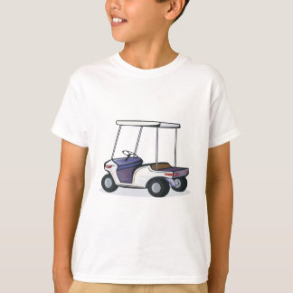 T-shirt gráfico de carrinho de golfe
