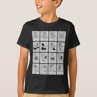 T-shirt Gráfico de Emoções de Personagens LOONEY TUNES™