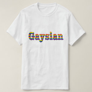 T-shirt Gráfico de Gaysian