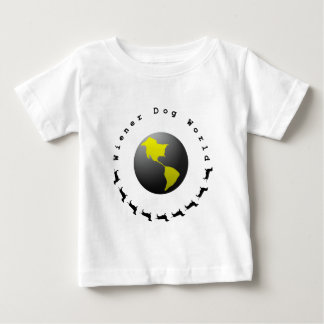 T-shirt Gráfico do mundo do cão do Wiener