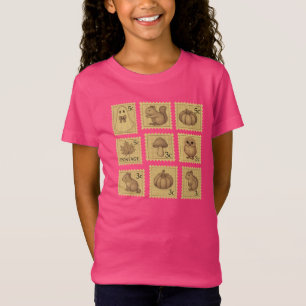 T-Shirt Gráfico Gráfico de Cartazes de Queda para