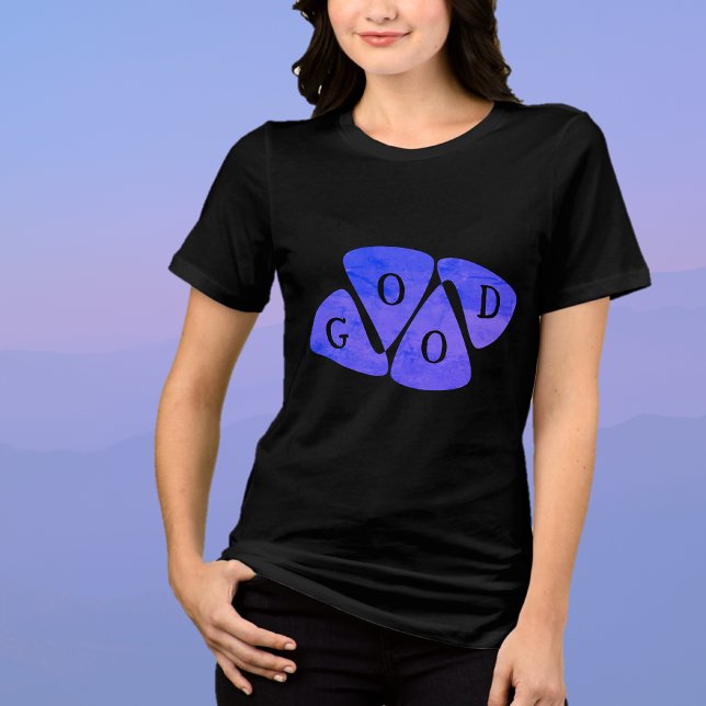 T-Shirt Gráfico Purple Black GOOD (Criador carregado)