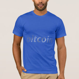 T-shirt Gráficos de wordart com logotipo Bitmoney