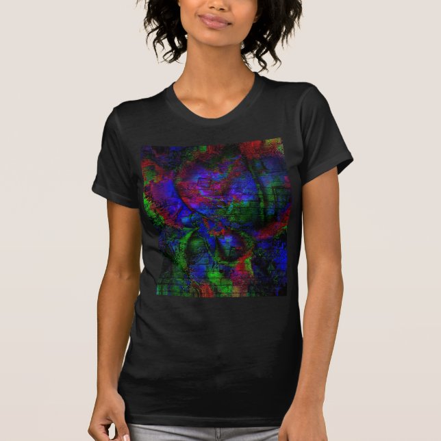 T-shirt Grafite de Rave Escuro (Frente)