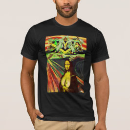 T-SHIRT GRAFITES ESPIRITUAIS DO DMT - REMIX DA PINTURA