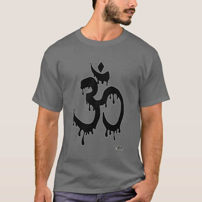 T-SHIRT GRAFITES ESPIRITUAIS DO DMT - ZUMBIDO OM DE AUM (Frente)
