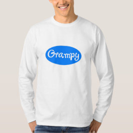 T-shirt Grampy Blue White