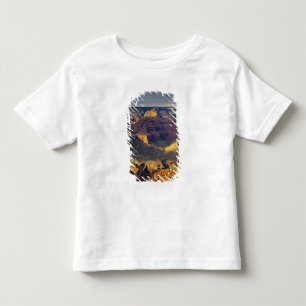 T-shirt Grand Canyon visto da borda sul ao pôr do sol,