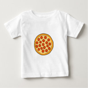 T-shirt Grande arte inteira do desenho da pizza da pizza