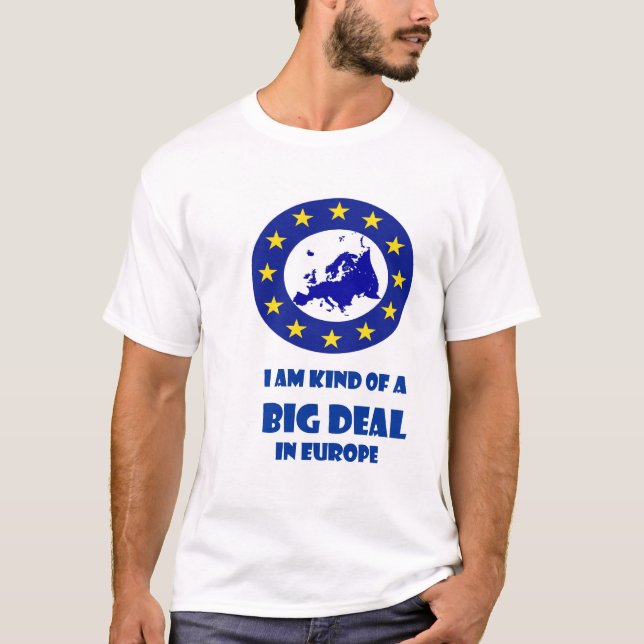 T-shirt Grande coisa em Europa 2 (Frente)