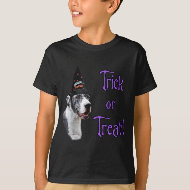 T-shirt Grande Dane (Merle) Trick (Frente)
