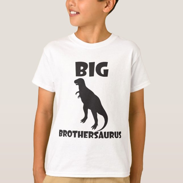 T-shirt grande do dinossauro de Brothersaurus (Frente)