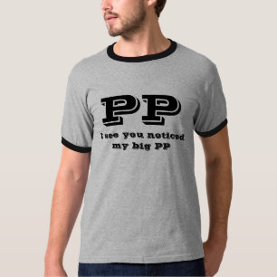 T-shirt grande dos PP