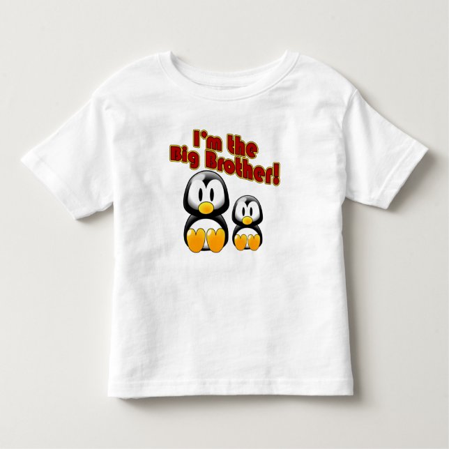 T-Shirt Grande Irmão, Pinguins Bonitos (Frente)