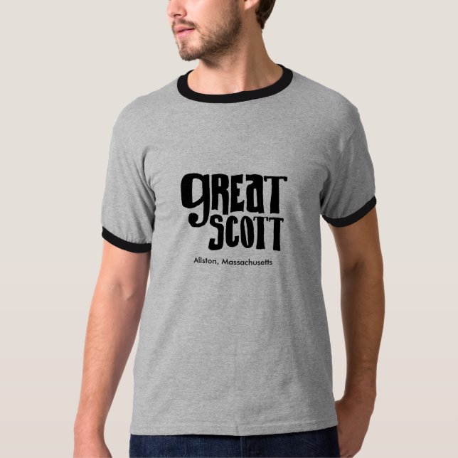 T-shirt Grande LOGOTIPO de Scott (Frente)