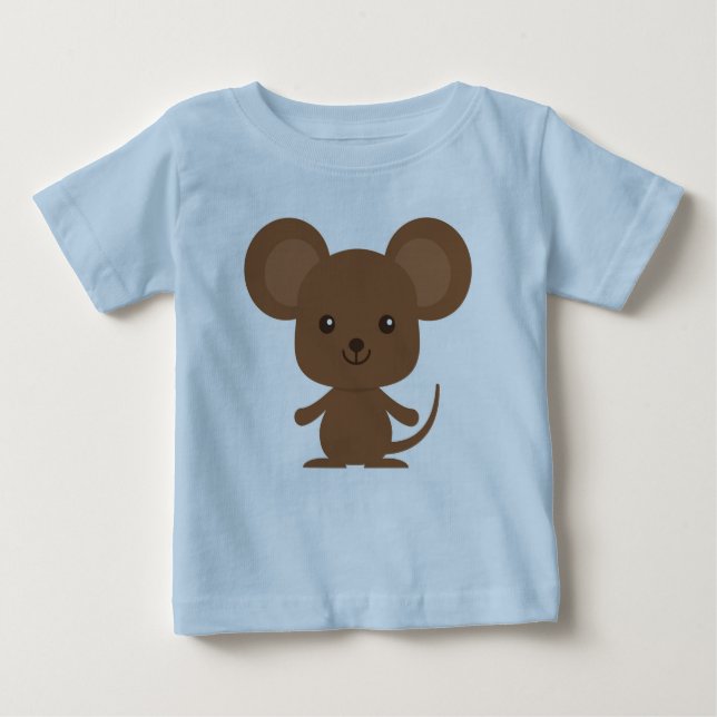 T-Shirt Grande Mouse Brown (Frente)
