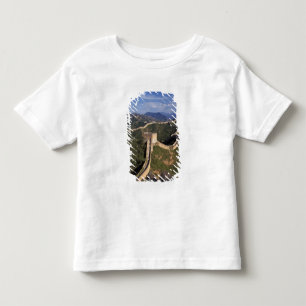 T-shirt Grande Muralha serpenteando pela montanha,