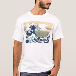 T-shirt Grande onda de Hokusai