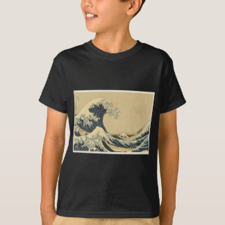 T-shirt Grande onda de Hokusai fora de Kanagawa