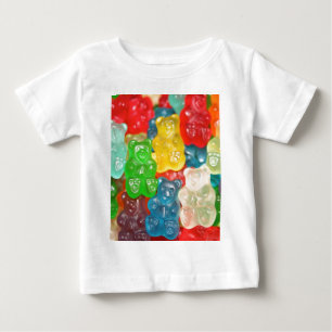 T-shirt Grande padrão de ursos brilhantes para grandes e