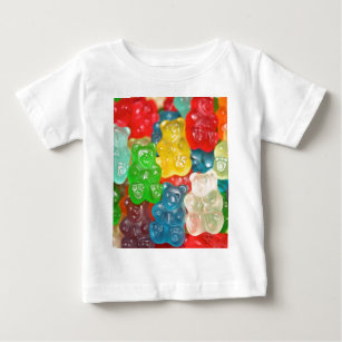T-shirt Grande padrão de ursos brilhantes para grandes e p