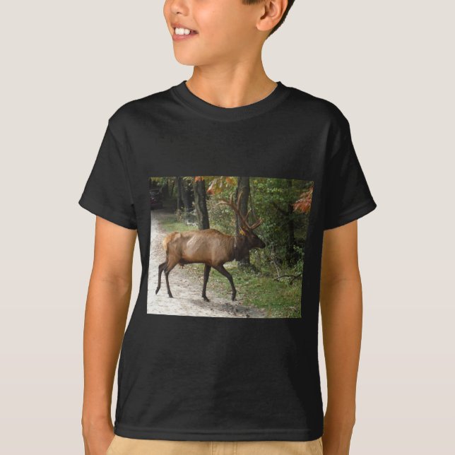 T-shirt Grande Touro Elk com Grande Tambor (Frente)