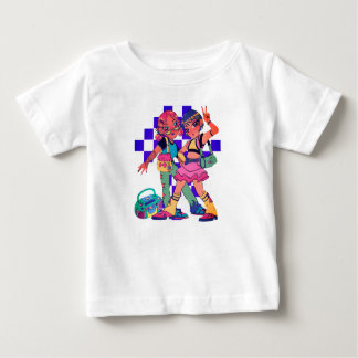 T-Shirt Graphic Tee Do Retro Anime Duo