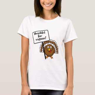 T-shirt Grato para vegans!
