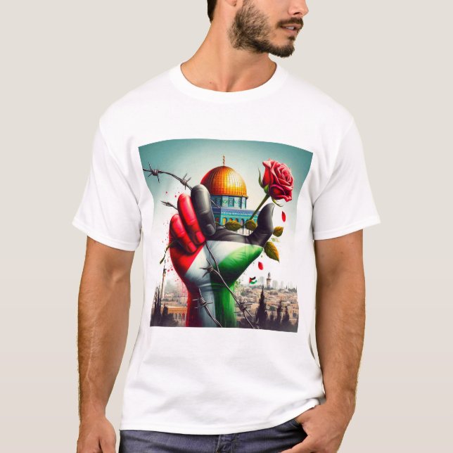 T-shirt GRATUITA PALESTINA (Frente)