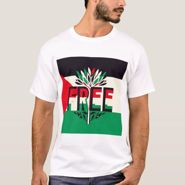 T-shirt GRATUITA PALESTINA (Frente)