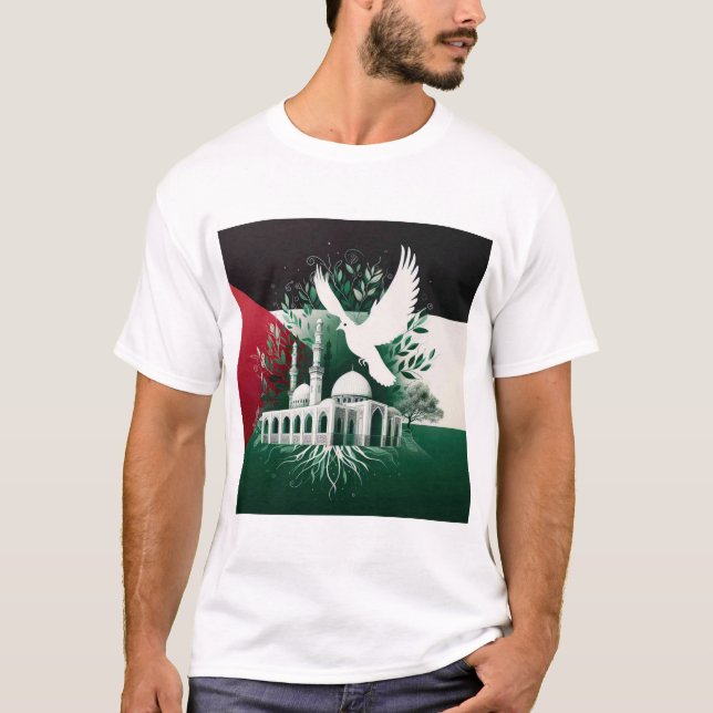 T-shirt GRATUITA PALESTINA (Frente)