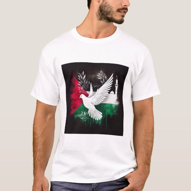 T-shirt GRATUITA PALESTINA (Frente)