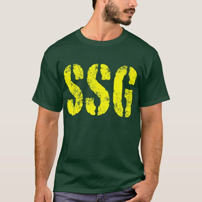 T-shirt Grau do sargento-mor SSG (Frente)