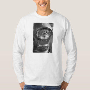T-shirt Grayscale do farol de 55 Chevy