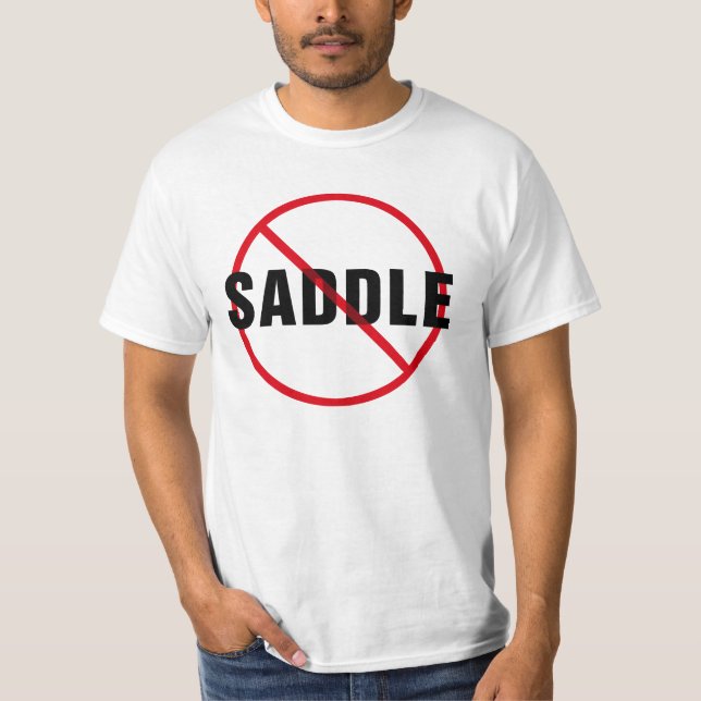 T-shirt Great Dane No Saddle (Frente)