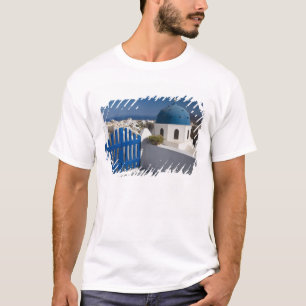 T-shirt Grécia e Ilha Grega de Santorini a partir do