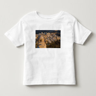T-shirt Grécia e Ilha Grega de Santorini cidade de