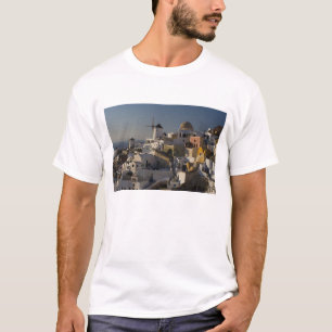T-shirt Grécia e Ilha Grega de Santorini cidade de Oia