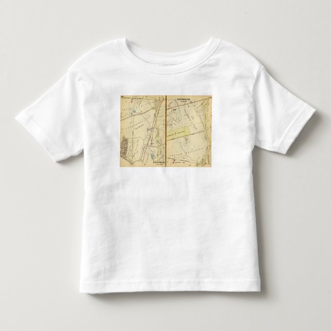 T-shirt Greenburg, New York 4 (Frente)