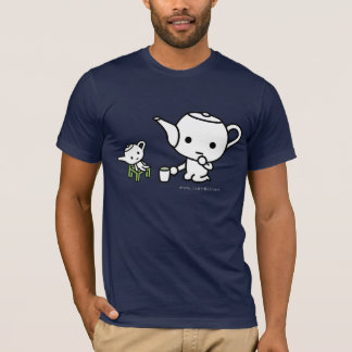 T-shirt - GreenTea com um GreenTea enchido