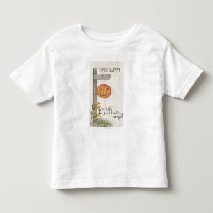 T-shirt GreetingJack-O-Lanterna do Dia das Bruxas no cargo