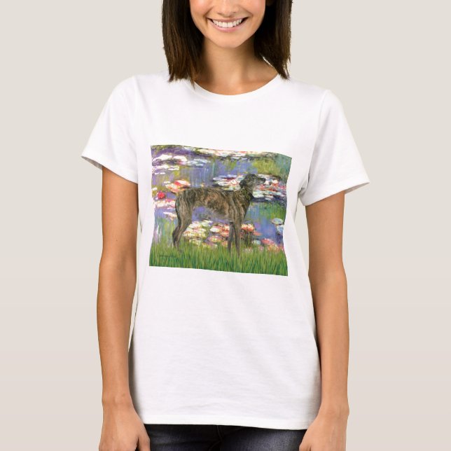 T-shirt Greyhound (br8) - Lírios 2 (Frente)