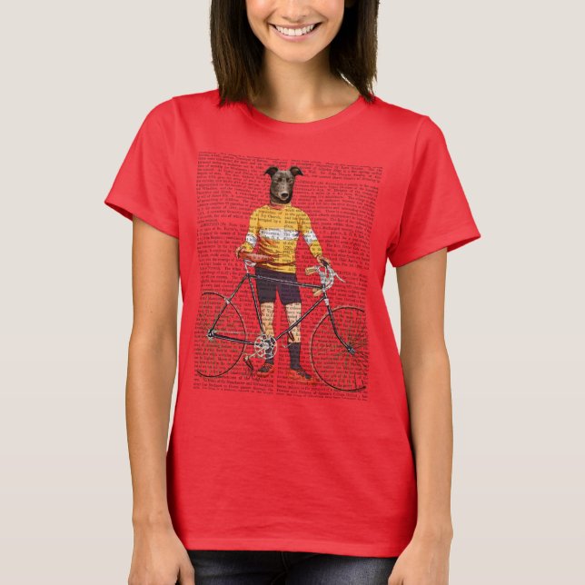T-shirt Greyhound Cyclist (Frente)
